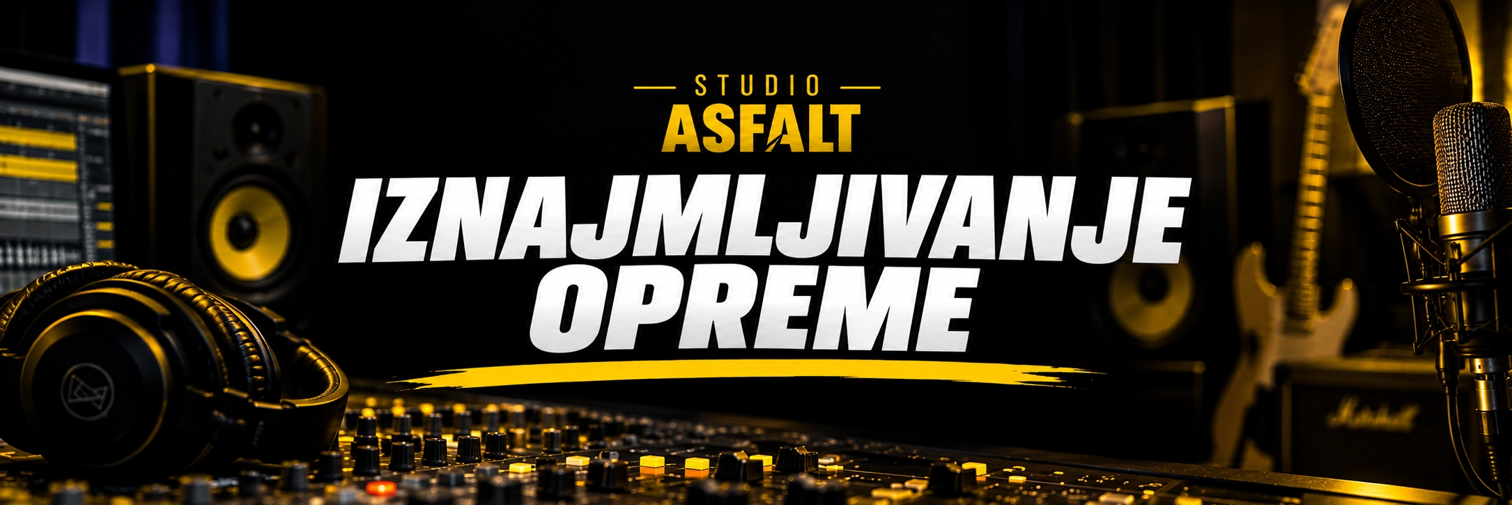 Studijska i nastupna oprema za iznajmljivanje