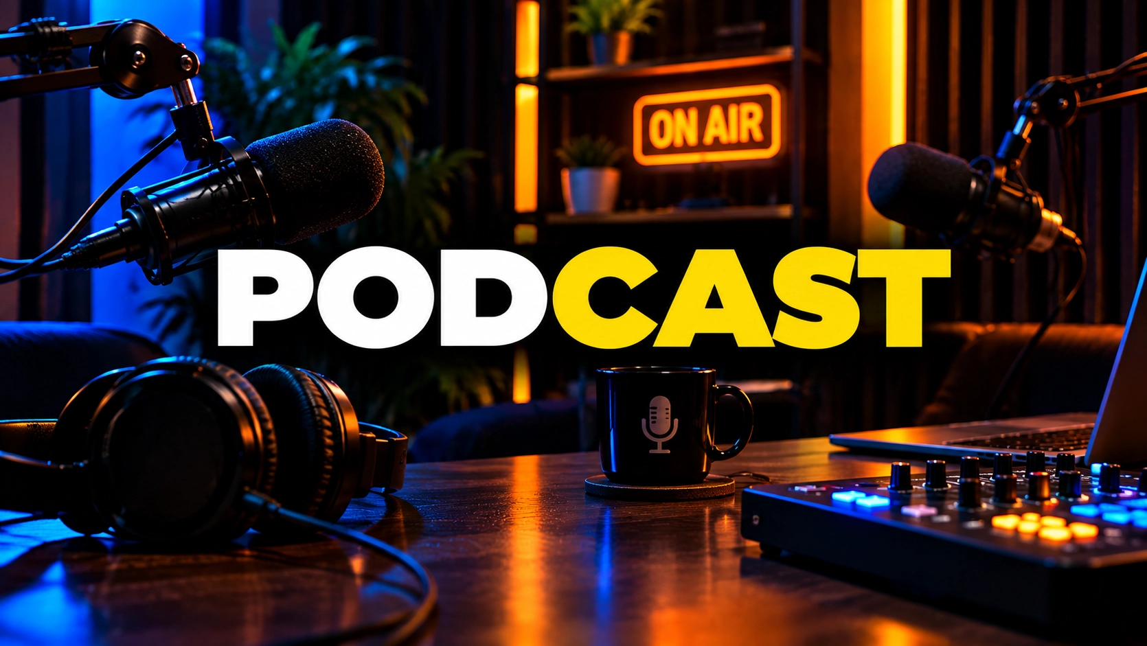 Podcast setup Studija Asfalt 3